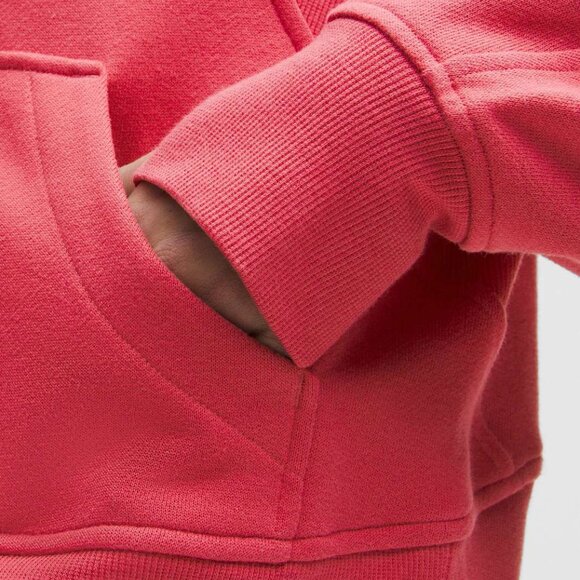 EUC Lululemon Scuba Oversized Full-Zip Hoodie, XS/S, Desert Red - Picture 4 of 8